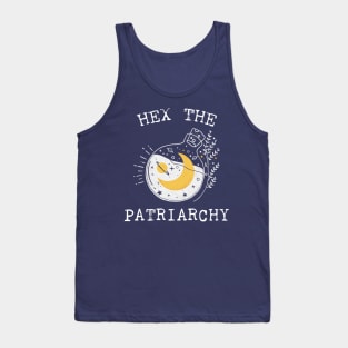 Hex The Patriarchy Femіnist Witch Funny Magical Mystical Magic moon Tank Top